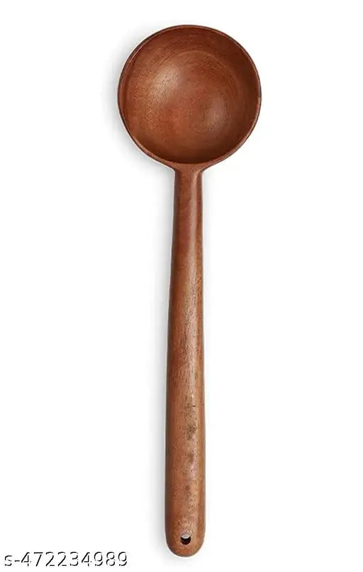 Z R HANDICRAFT Neem Wood d  Kitchen Tools set of (3)en Flip/Spatula/Ladle For Cooking spoon