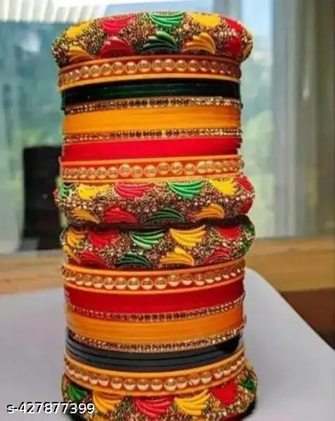 Premium quality multicolor chooda bangle,multi chooda
