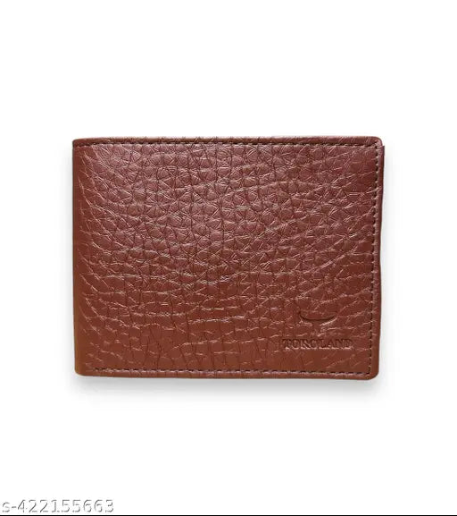 TOROLAND Men's Brown Artificial Leather Belt and Wallet Combo (Pack of 2)