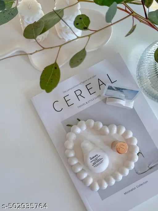 HEART CONCRETE TRAY, Catchall Tray, Bubble Concrete Tray, Heart Tray, Decorative Tray, Minimal Concrete Decor, Valentines Day, Bubble Tray