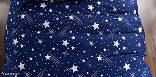 STYLISH 100% POLYCOTTON DOUBLE BED SHEET SIZE 90x90 inch WITH 2 PC PILLOW COVER SIZE 16x26 inch
