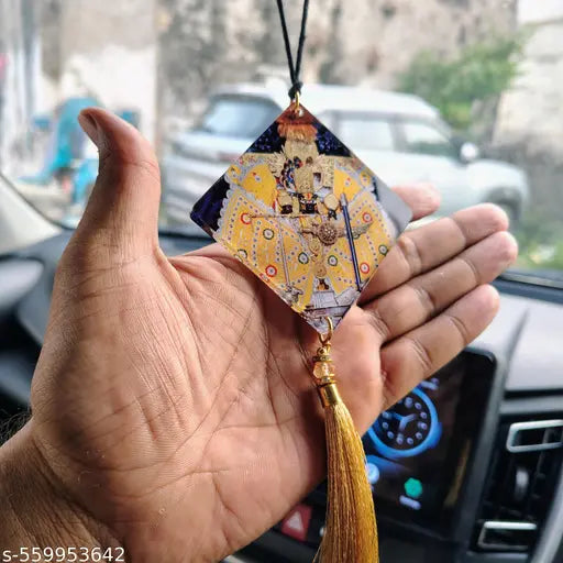 Sawariya Seth Ji Car Hanging Idol | Divine Dashboard & Mirror Decor | Spiritual Car Accessory