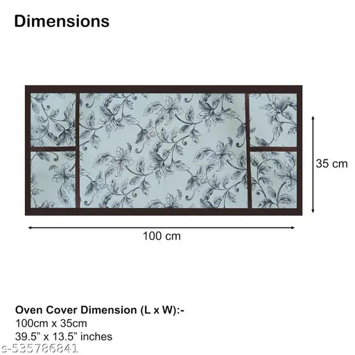 Krishna E premium quality water proof Fabric Fridge Cover with 1 pec Oven Cover,Water proof Fabric, Set of 2 pec