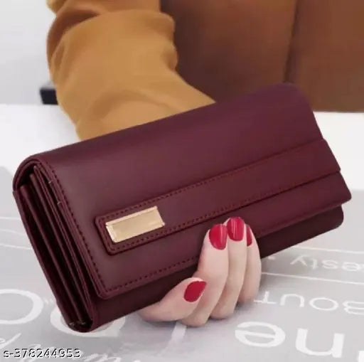 FancyLatest Women Wallets | ladies clutch purse | long wallet for women |design wallet | stylish women wallet | Leather look wallet | PU leather clutch | Fashionable clutch | multi-compartment wallet | girls party wallet | trendy ladies clutch | designer