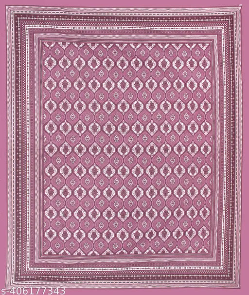 100 %cotton double bed bedsheet with 2 pillow cover