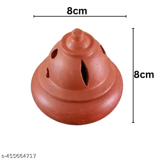 Clay Sambirani Incense Holder | Dhoop Stand Decorative for Pooja Room