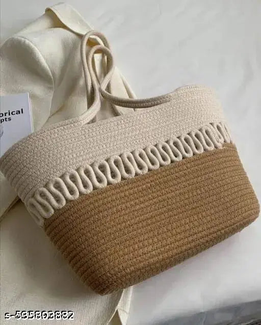 Trendy Casual Women's Jute Handbag For Daily Use By Saev Exclusive