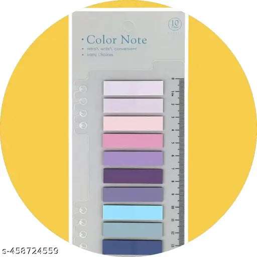 Book Tabs Colorful Annotation Tabs, Writable Transparent Sticky Notes Page Sticky Notes for School Supplies and Office Supplies (1 Packs | 200 Pcs Notes)