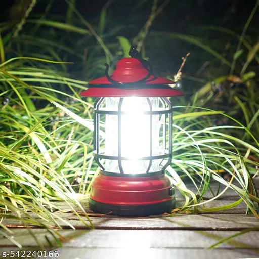 Lamp Camping Lantern Lamp Black Metal, Plastic Hanging Lantern  (17 cm X 9.4 cm, Pack of 1)