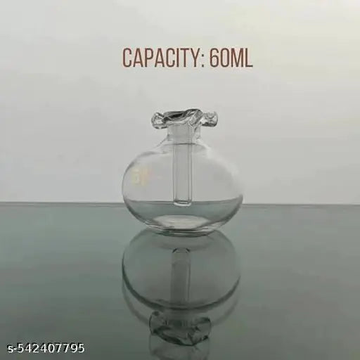 Borosilicate Modak Glass Deepak 60ml : Enhance Your Space & Well-Being (Multipurpose)