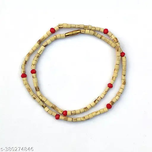 Designer Tulsi mala 18 inch, for Girls and Women, From Vrindavan, Tulsi Kanthi Mala/ Tulasi mala/ original beads