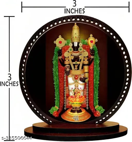 Giftlab  Lord Venkateswara Dashboard idol for Car and Home Decorative Showpiece