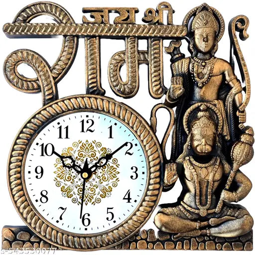 Perfect for adding a spiritual touch to your home or office, this clock blends traditional art with functional design.