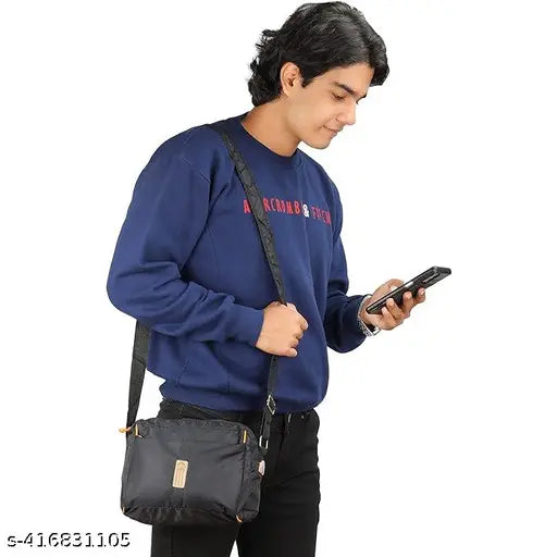 Cross body Sling Bags || Stylish Shoulder Men & Women Cross Body Bag || Office Business Messenger Bag Water Resistant for Men and Women || (Pack Of 1)
