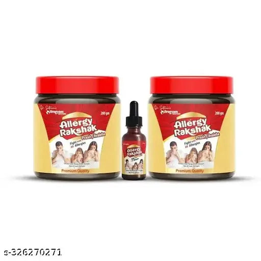 Arogyam ayurveda Allergy Rakshak Avaleha 400 ml & Ghee 20 ml Combo Good Health, Immunity Booster