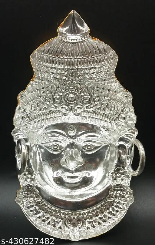 German Silver Lakshmi Face With Jewelry Decoration