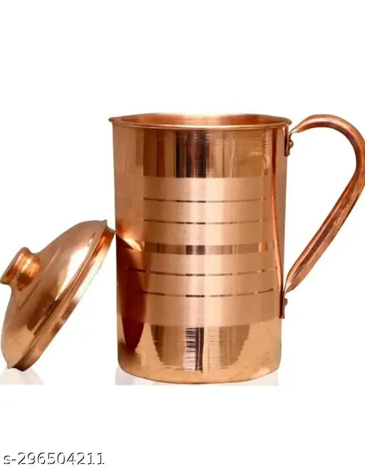 Copper Water JUG 1.5 L for Water Storage, Health Benefits, Gift Purpose