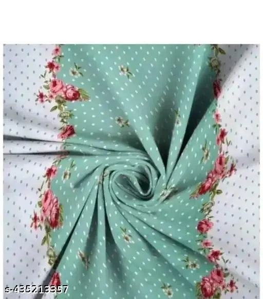 Bhuvik Cotton Double Bedsheet Set with 2 pillow covers (Bedsheet Size  90x100 ) (Pillow Size 28x18)