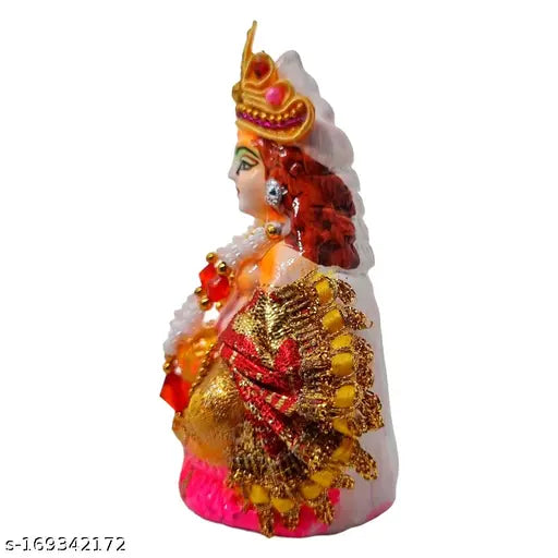 Divine Bazaar Dhan Kuber Statue, Kuber ji Murti ,Kuber ji Murti For Home Temple Pooja Decorative Showpiece