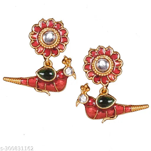 PREMIUM QUALITY MATTE FINISH AD STONE NECKLACE WITH EARRING