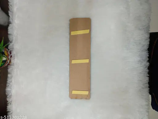 Shri Kulswamini Prasanna MDF Printed Chaitrangan Rangoli - 12 Inch X 3 Inch - Thinkness 3MM Pack of 1