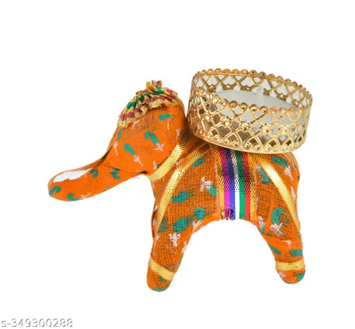 PRIDE ART Elephant Tealight Candles for Diwali Decoration, Christmas, Birthday, Party, Room, Office, Carnival Decorative Candles (Pack of 15)