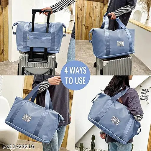 Women Travel Bag,  Large Capacity Traveling Bag Waterproof Women Bag Lightweight Travel Hand Bag, Expandable Traveling Bag