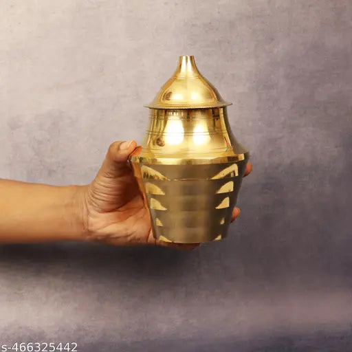 Putrika Traditional Handcrafted Brass Kumba Aarti | Poorna kumbam Aarthi | kumba Deepam |Kumbha lamp – kudam Diya