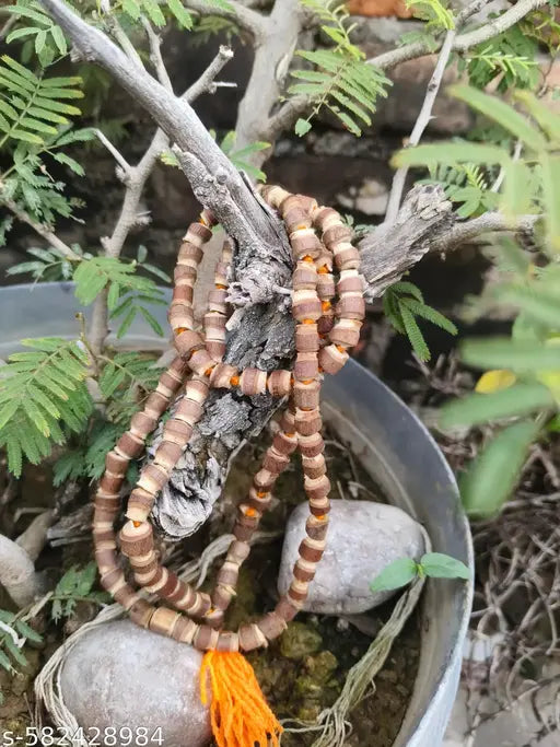 ..Tulsi mala orginal 108 beads  kanthi rudraksha tulsi mala jap mala wearing Men and women