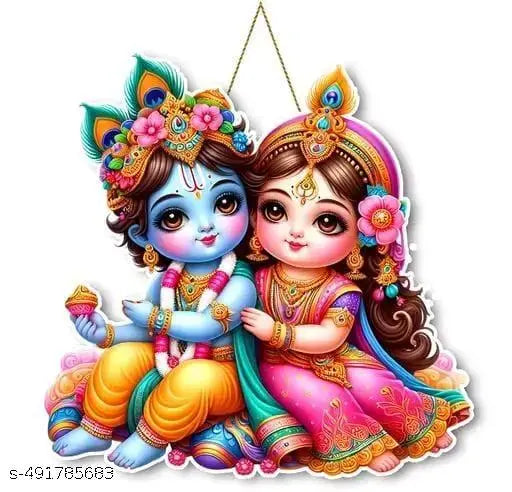 Beautiful cute lord Krishna happy Krishna janmashtami Wall Hanging