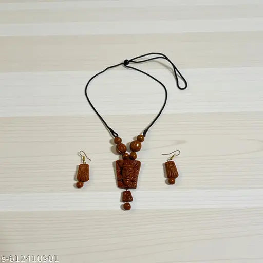 Alankrita by EasyU ,Handcrafted Terracotta Necklace & Earring Set For Ladies