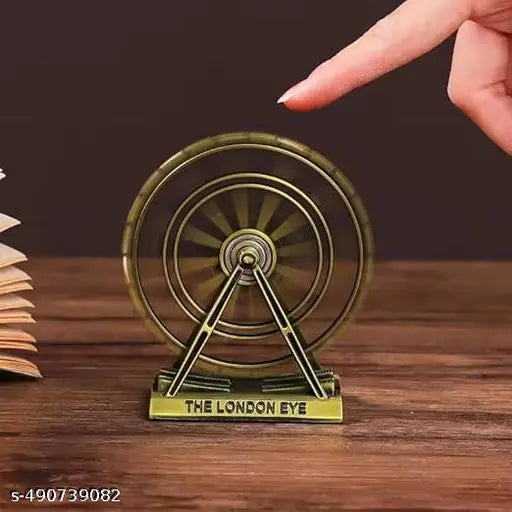 1 Pcs World Famous Building London Eye Antique Vintage Statue for Gifting Valentine Gifts,Office Desk,Decorative Showpeice for Home Decor,Wedding,Table Stand,Living Room(9.5 cm)