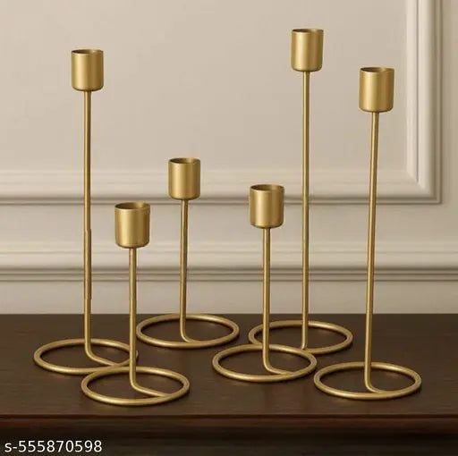 Urban Textiles Twist, Set - of 6 Tealight Candle Holders For Home Decor