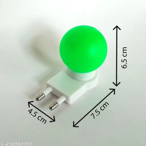 2 pin handy led night lamp set of 3  Round shapeblamp with different colours