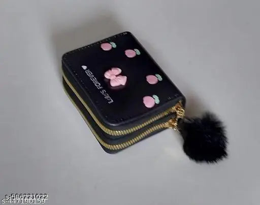 Women Small Wallet Wallets for Girls Credit Card Holder Coin Purse Zipper Small Secure Card Case Cute Wallets Mini Wallets for Women