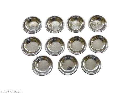 Stainless Steel  Halwa Plate 11