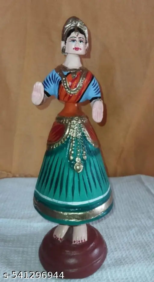 Handmade Paper Mache Doll – Traditional Indian Home Decor
