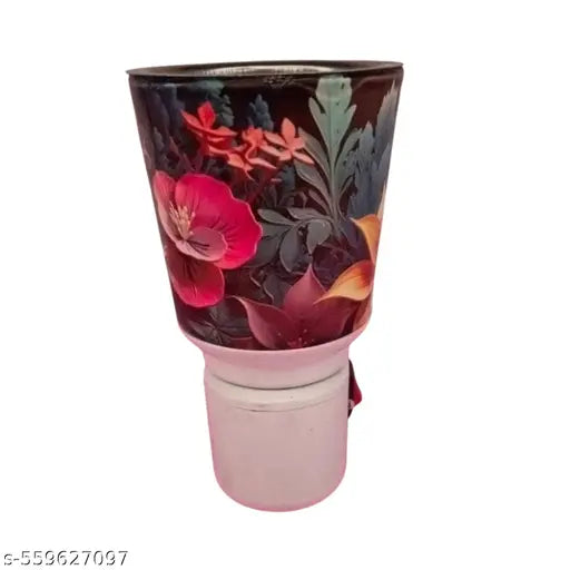 Electric Plug-in Aroma Oil Diffuser with House Design Decorative Wall Warmers Night Lamp with Loban Fragrance Oil Burner for Home & Office Ceramic Glass Design