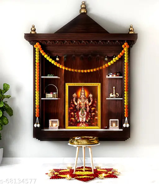 Lord Dhanvantari Photo Frame For Wall / Table / Pooja Room ( 5x7 inches, Acrylic Glass) Golden
