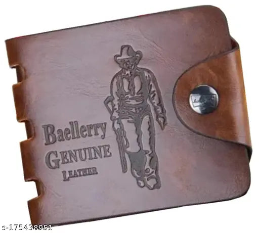 Men's Causal & Formal Synthetic Belt & Wallet Combo