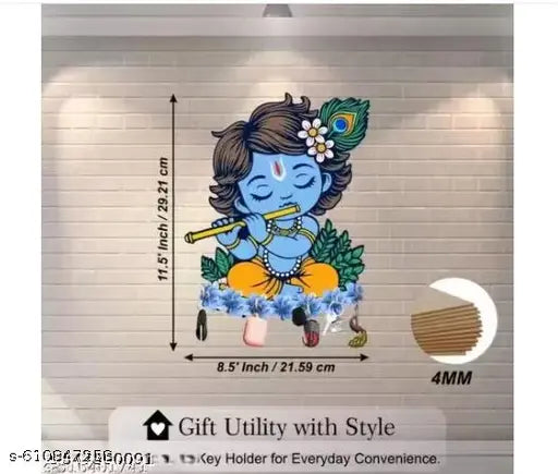 Key holder for home / office / kitchen / key holders / key holder for wall / key holder / Best decorative item for home décor / festive décor Mobile stand cum Wood Key Holder