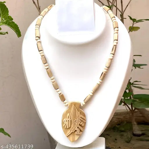 tulsi mala with Radha Big Locket/ 22 inch/from vrindavan