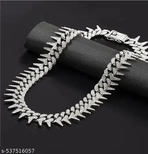 Ruhi Collection Premium Men Chain | Cuban Chain | Iced Jewellery | Iced Locket | Men Chain | Chains For Boy | MC STAIN CHAIN  CHAIN FOR BOYS  WEDDING STYLE