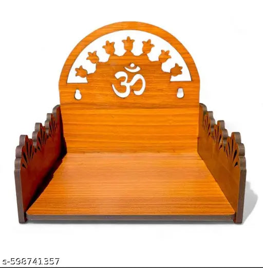 Mini wooden temple, Mandir for home pooja room, Wooden pooja ghar, Office puja mandir, Pooja mandir for home, DIY pooja mandir, pooja mandir for Griha Pravesh gift, wooden mandir for Navratri festival,  wooden temple for Diwali puja