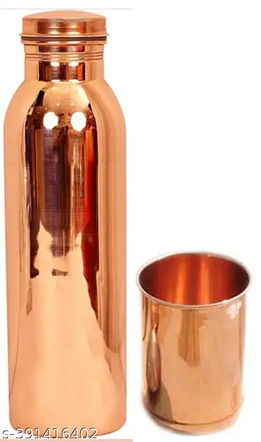 Forgex 1 Litre Copper Bottle With Copper Glass FG11