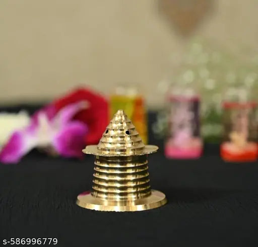 S J OVERSEASE Brass Traditional Agardan, Agarbatti Stand, Incense Holder | Handcrafted Brass Agarbatti Stand for Home Mandir, Temple | Durable Incense Stick Holder for Daily Puja, Bhajan & Aarti | Decorative Spiritual Accessory & Auspicious Gift for Diwal