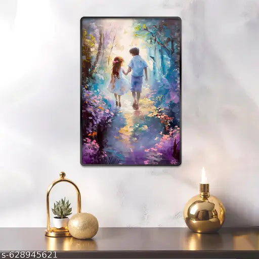 Indianara Modern Art Painting With Frame 18 Inches X 12 Inches (MA29LBP)