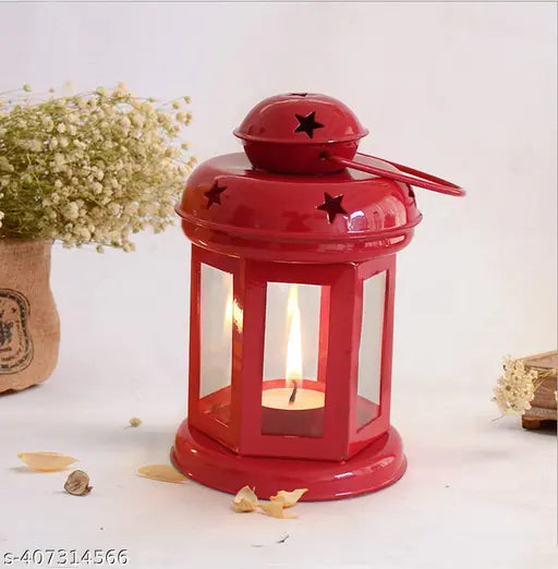 HOME  DECOR TEALIGHT LANTERN FOR FESTIVAL DECORATION | STAR LANTERN |  ( PACK OF 2PC )