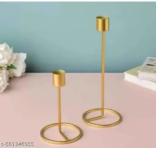 Big bull handicrafts unique style iron candle stand for combo pack of