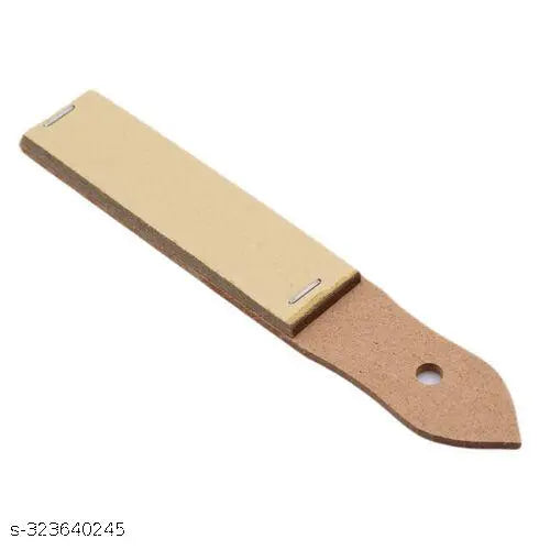 Artistic Point Sharpening Tool: Sandpaper Paddle and Strip for Charcoal Pencils and Paper Stumps
